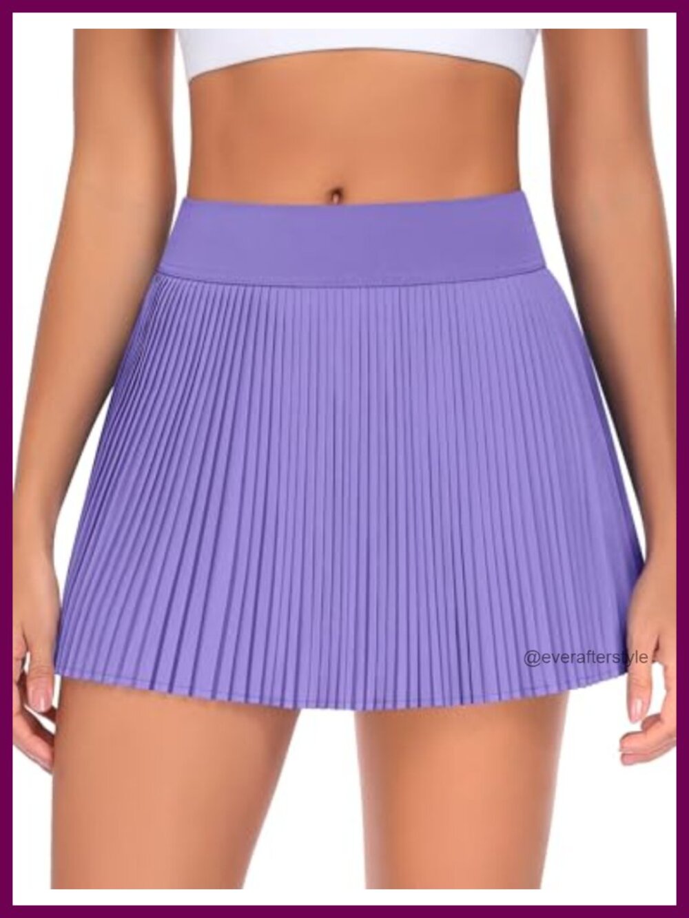 Pleated Tennis Skirt with Shorts Mini Golf Skort High Waist Athletic